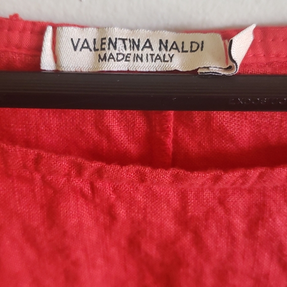 Linen Peplum Top - Picture 5 of 6